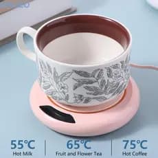 Aquecedor De Canecas De Café SINJEO , Elétrico Inteligente USB , Almofada Redonda De Aquecimento De Água Com Rápido