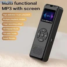 Leitor De Música SINJEO MP3 , MP3 De Estudante De Tira Longa De Alta Capacidade , Ultrafino Com Botões Mini Reprodutor