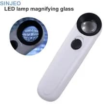 Lupa Portátil SINJEO , De Lente De Luz LED , Leitura De Lâmpada Iluminada Com HD