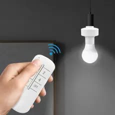 Suporte De Lâmpada Quarto Sala Estar Para LED Tomada Doméstica Controle Remoto Dispositivo Inteligente