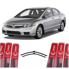 Par Palhetas Limpador De Parabrisa Honda New Civic 2007 2008 2009 2010 2011
