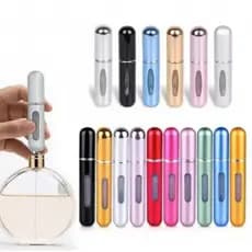 Kit 3/ 6/12 Peças Porta Perfume Portátil Recarregável Spray 5ml Frasco Pump Viagem Decant