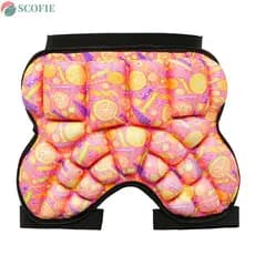 SCOFIE Calças Curtas 3D Acolchoadas Almofadas De Quadril Crianças EVA Patinação Equipamento De Proteção Shorts
