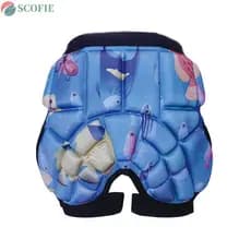 SCOFIE Protetor De Quadril Para Patinação , Almofada Protetora Bunda , Impressão Esportiva Crianças , Equipamento De Pro
