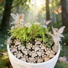 SCOFIE 20 Peças De Pedras Para Piso De Gato , Paisagismo , Gramados , Decoração De Vaso De Flores , Caminhos , Enfeites