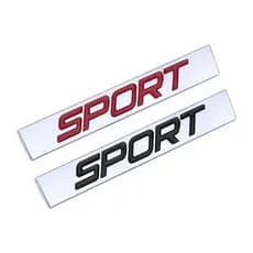 3D Autocolante Para Carro Logotipo Esportivo De Metal Frio Liga De Zinco Acessórios De Reequipamento Automático