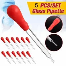 Pipeta De Vidro , Equipamento De Ensino , Cabeça De Borracha , 9cm/10cm/12cm/15cm/20cm , Conta-Gotas De Medicin