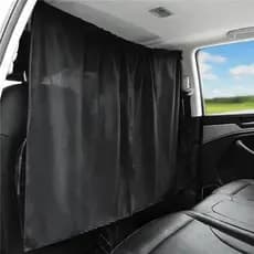 2/4 Unidades Cortina Divisória De Privacidade Para Carro , Cortinas Divisórias Retráteis Pretas Portátil