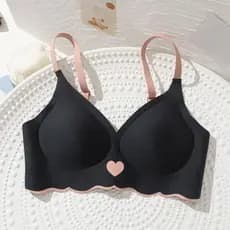 Sutiã Sem Fio  , Bralette Costura À Prova De Choque Justo , Esportivo Para Seios Reunidos