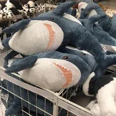 SUNDANCE Tubarão Bonecas Recheadas 100cm Brinquedos De Pelúcia Mordida Macio Para Crianças Travesseiro De Leitura