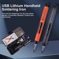 Conjunto De Ferro De Solda Elétrico SUNDANCE , USB De Carregamento Sem Fio , Display Digital
