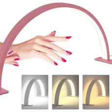 Lâmpada De Unha Em Forma De U SUNDANCE , Proteção Para Os Olhos 3 Cores Claras Meia Lua Luz Unhas , Iluminação De 180 Gr