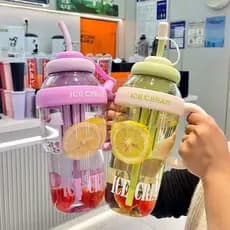 2025 novo estilo de alto valor grande capacidade verão copo plástico gelo mestre copo sorte barriga copo estilo bonito c
