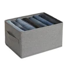 Organizador De Calça Jeans/Organizador De Guarda Roupa Arrumados/Caixa De Armazenamento De Roupas Arrumados/Grade Para Íntimas/Calças/Separador De Roupa,Caixa multifuncional para roupas（Envio em 14 horas）