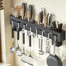 Suporte Para Armazenamento De Facas Ganchos Talheres Utensílios De Cozinha De Ferro (entrega em 24 horas)