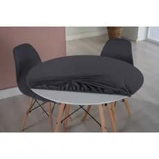 Toalha de Mesa Eiffel Redonda Malha Gel com Elastico Cor Lisa