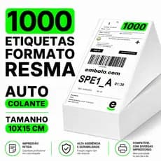 1 mil Etiquetas Térmica 10 x 15