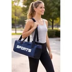 Sacola de Viagem Bolsa Tiracolo Média Tam M com 3 Opções de Cores Viagens Academia Passeio Etc