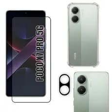 Xiaomi X7 Pro 5g | Película de Vidro 3D - Capa Anti Shock - Película da Câmera 3D