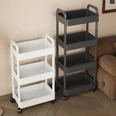 Organizador Móvel Com 4 Prateleiras Para Diversos Itens Com Rodinha(entrega de foguete)