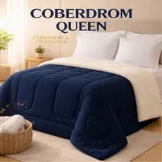 Cobertor Casal Edredom Queen Coberdrom Sherpa Dupla Face Manta Soft Coberta Aveludada