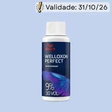 Oxidante Wella Welloxon Perfect Trilux 9% 30 Vol 60ml – Emulsão Reveladora Profissional