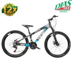 Bicicleta Bike Infantil Freeride Aro 26 Viking Tuff 25 / KOG Freeride 18 Marchas e Freios a Disco