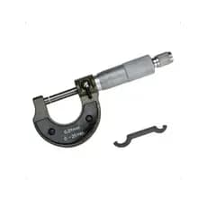Micrômetro Mecânico de 0mm a 25mm, Precisão de 0,01mm