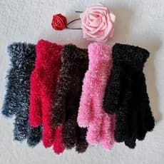 Luva de Inverno Peludinha Quente ❄️ Adulto e Infantil | Toque Macio, Alta Qualidade | Várias Cores