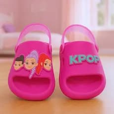 Chinelo Infantil Nuvem Slide Menina kpop Coração Unicornio Borboleta Macio Confortável Leve