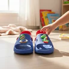 Chinelo Infantil Nuvem Slide Meninos Macios Confortável Leves Fofos Desenhos Resistentes Coloridos