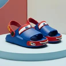 Chinelo Masculino Infantil Nuvem Slide Carro Confortáveis Antiderrapante Desenho