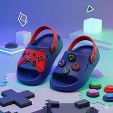 Chinelo Masculino Infantil Nuvem Slide Carro Confortáveis Antiderrapante Desenho