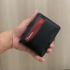 Carteira masculina Sintética Compacta Cartões CNH Cédulas