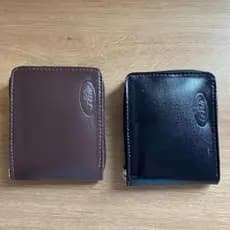 Carteira Masculina Zíper Couro Legítimo Exclusiva Cartões Cédulas Cnh Moeda.