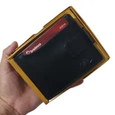 Carteira masculina Sintética Compacta Cartões CNH Cédulas