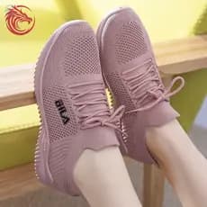 Tênis Esportivos Femininos Tecido Único Versão Coreana Casual Moda 671