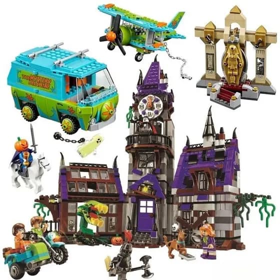 42741 Lego Scooby Friends Conjunto de Blocos de Montar Ônibus e Máquina Misteriosa para Meninas Brinquedos de Quebra-Cab