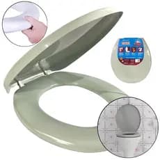 assento sanitario verde universal almofadado fofo macio suave padrao tampa para bacio colorida astra