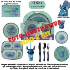 Jogo Infantil de Refeição Melamine  Disney Stitch - Vários Modelos