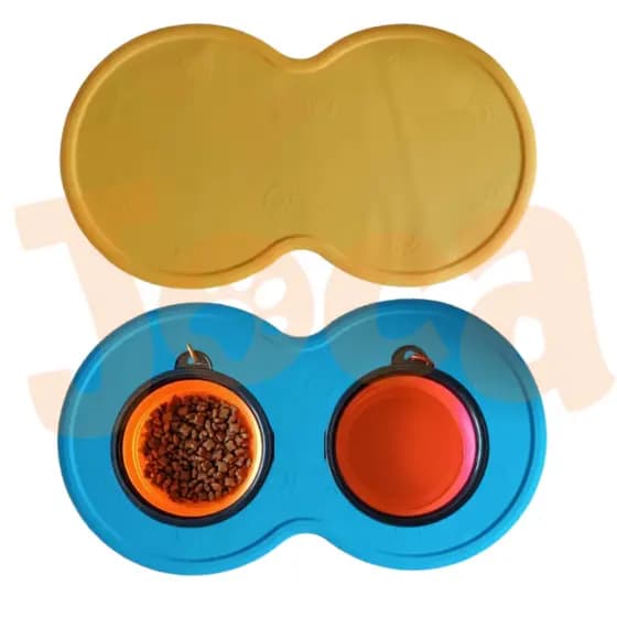 TAPETE  P/ CÃES E GATOS ANTIDERRAPANTE SILICONE 44CM X 25CM
