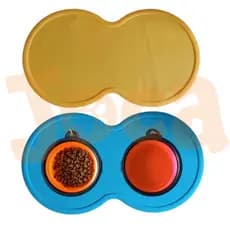 TAPETE  P/ CÃES E GATOS ANTIDERRAPANTE SILICONE 44CM X 25CM
