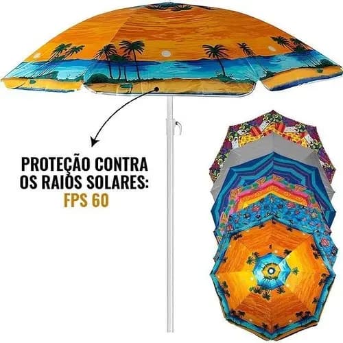 Guarda Sol Gigante Praia 1,8 metros Piscina Area Externa Jardim Ombrelone