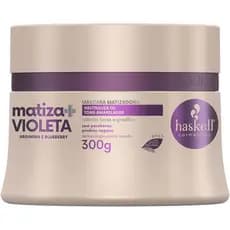 Haskell Máscara Matiza+ Violeta 300g Matizadora Loiros Desamarelador