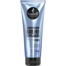 Haskell Supermáscara Brilho Espelhado 240g Tratamento Capilar Brilho Intenso