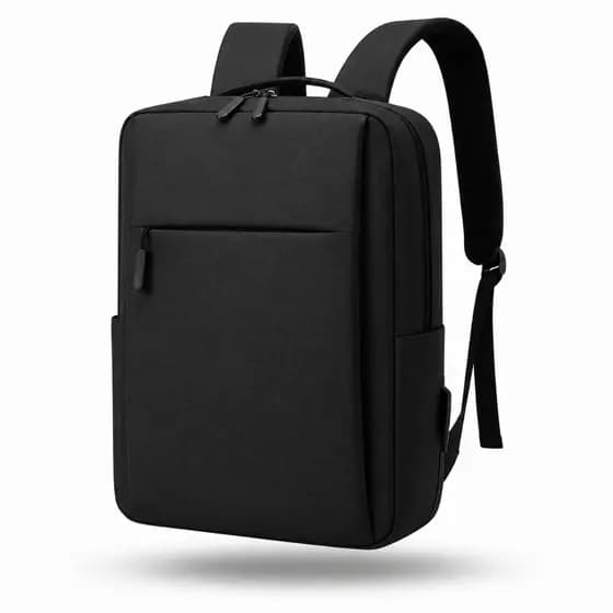 Mochila Slim Executiva para Laptop Notebook 15,6 Pol Preta Profissional
