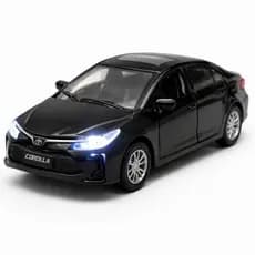 Miniatura Corolla 1:32 Fricção Abre Portas Carro Metal Realista