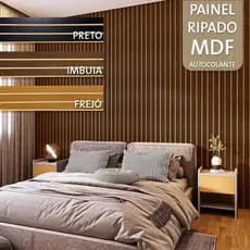 Cabeceira Para Cama Box em MDF Ripado 45X11 3D , Auto Colante, Pratico, sem Furos , ENVIO IMEDIATO !