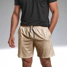 Short Tactel  Masculino Com Bolsos Bermuda Masculina Mauricinho Lisa Moda Verão Praia Academia Lazer