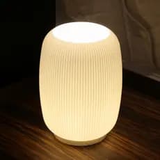 Abajur Luminária de Mesa Japonesa Satori Minimalista Decorativa Sala Quarto Escritório Design Zen Oriental Moderno